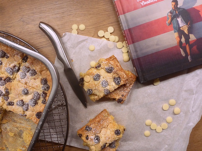 Himbeer Blondies